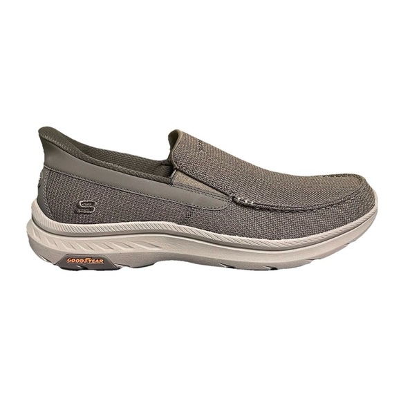 Skechers Hands Free Slip-ins Pollard Wilfred Men's Shoes Taupe Size 13
